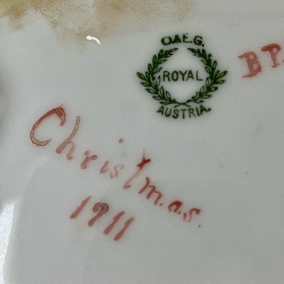 Vintage Footed Bowl OAEG Royal Austria - Picture 7 of 14